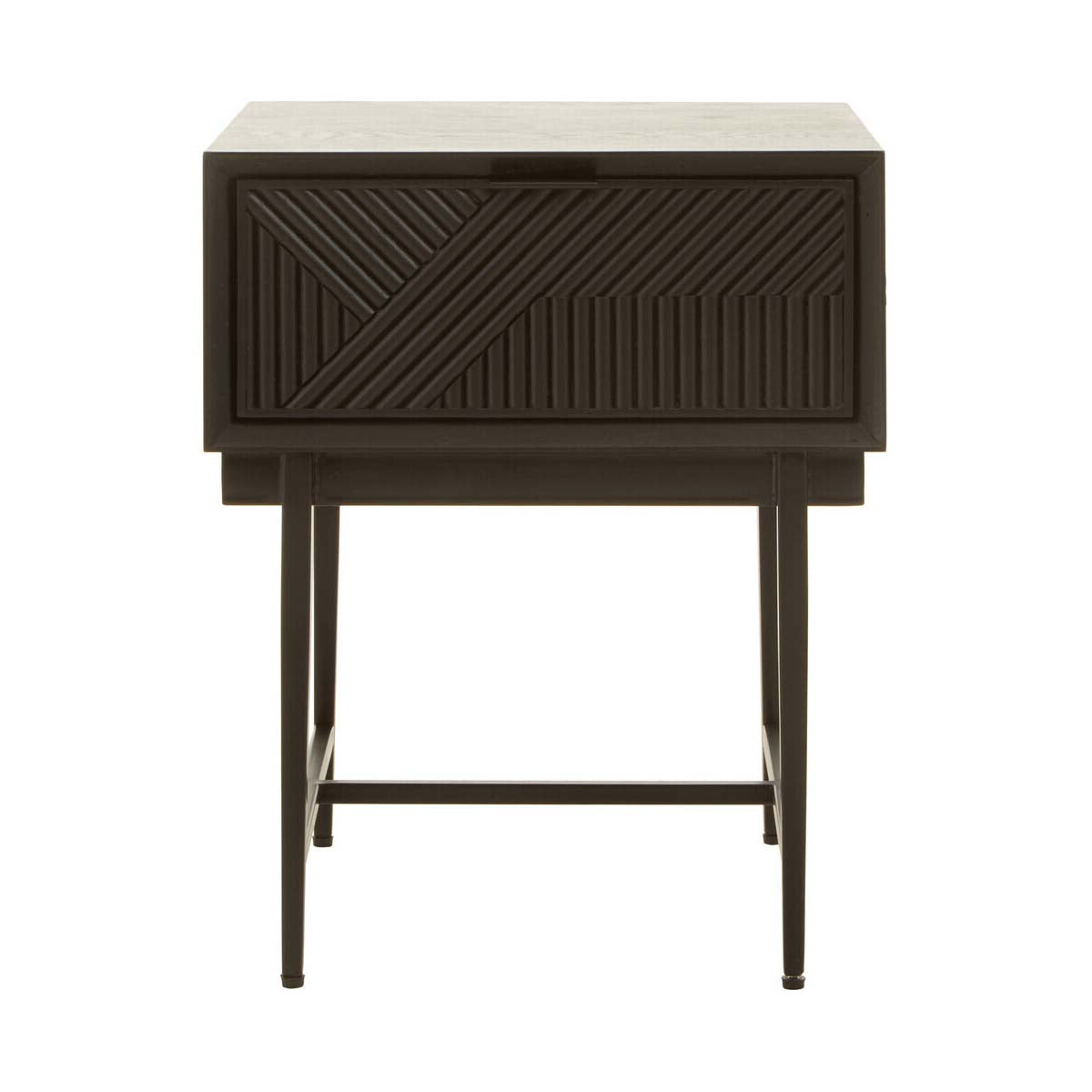 Jakara Black Finish Side Table