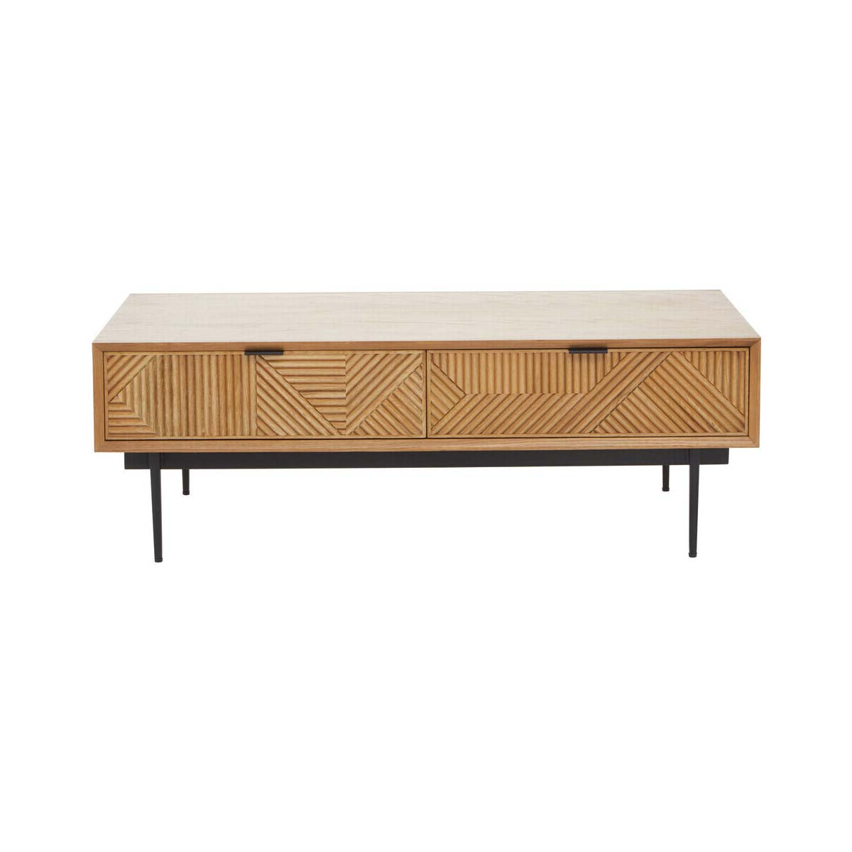 Jakara Natural Finish Wooden Coffee Table