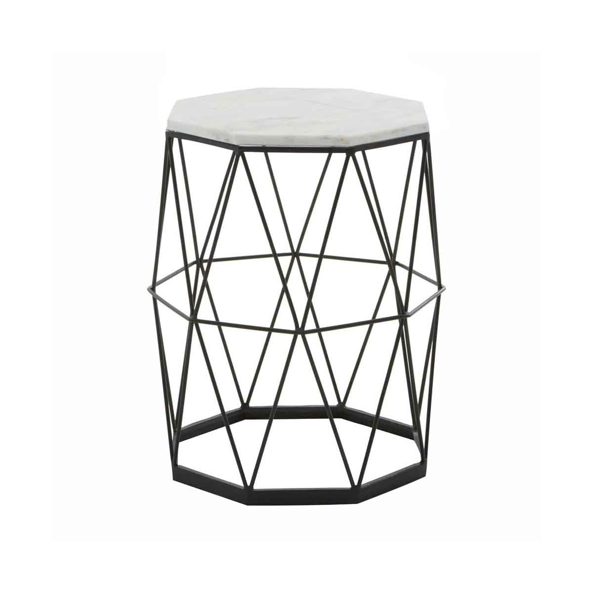 Shalimar Side Table With Octagonal Top