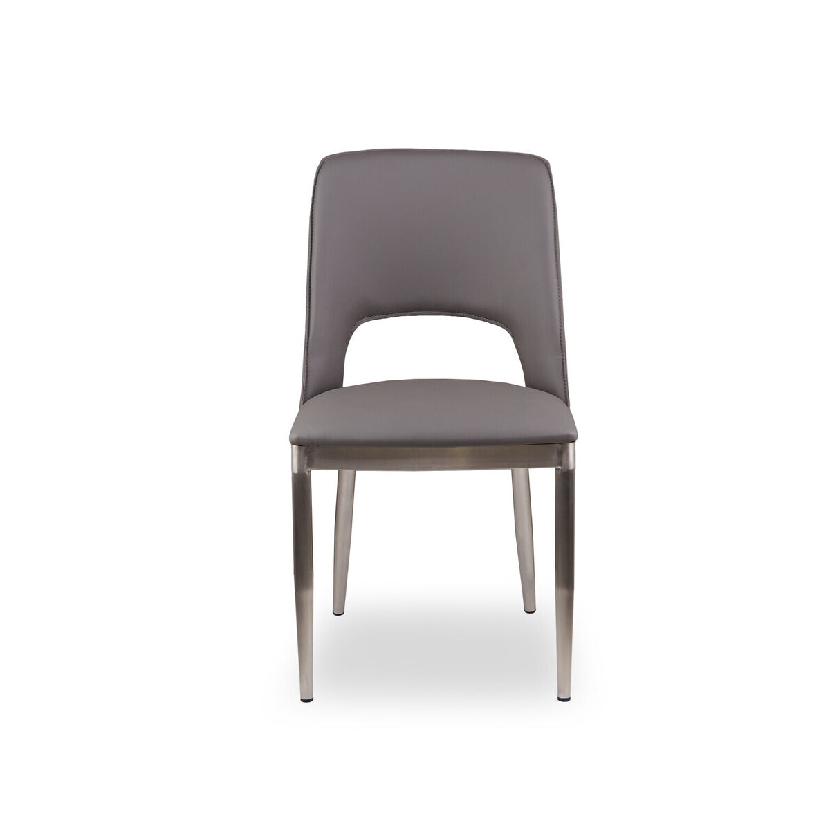 Gilden Grey Leather Effect Dining Chair