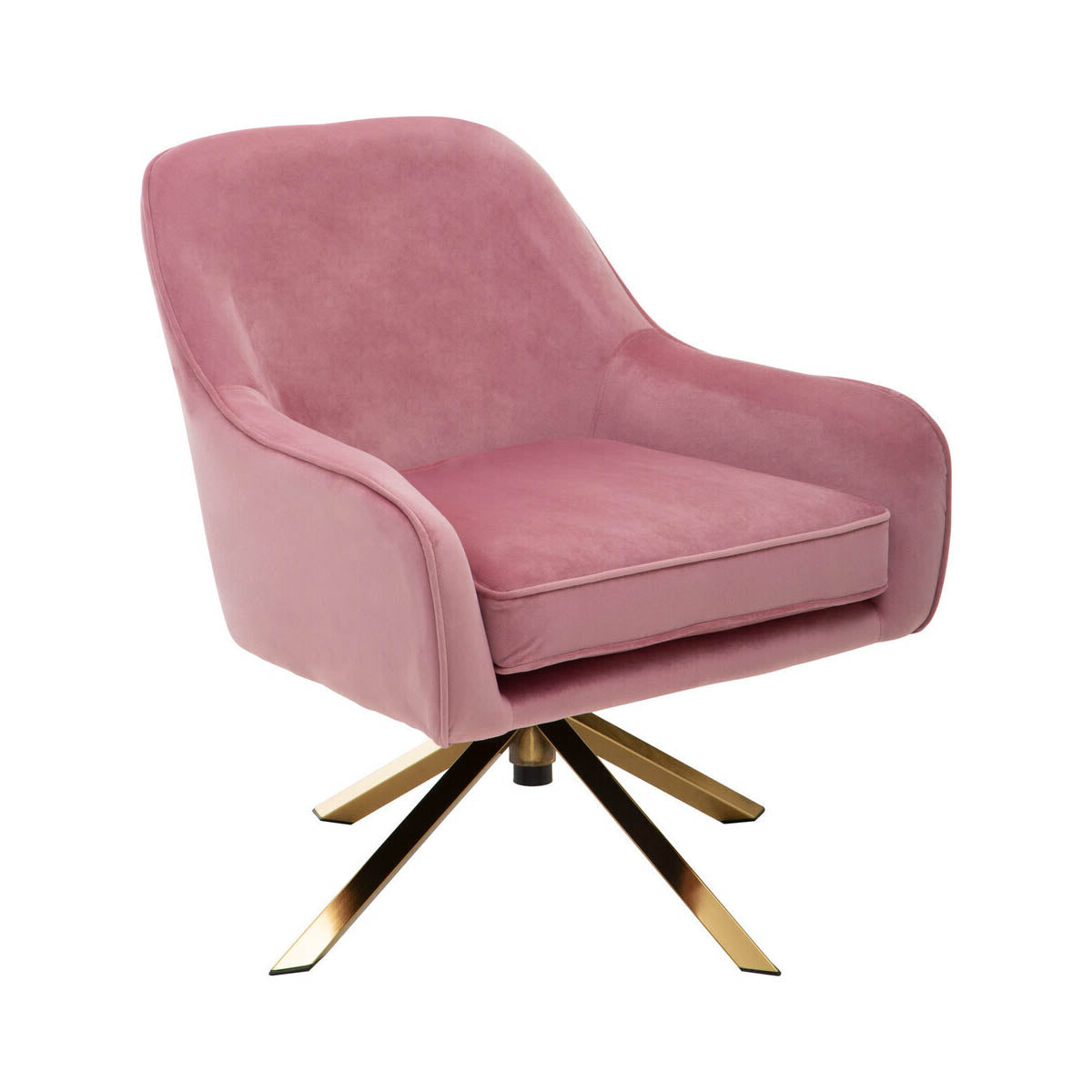 Avery Pink Velvet Chair