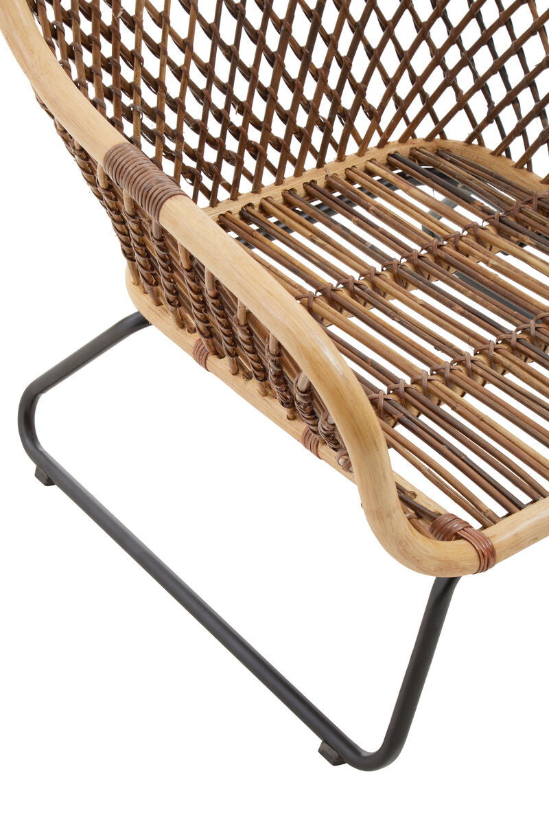 Manado Black Iron Frame Chair