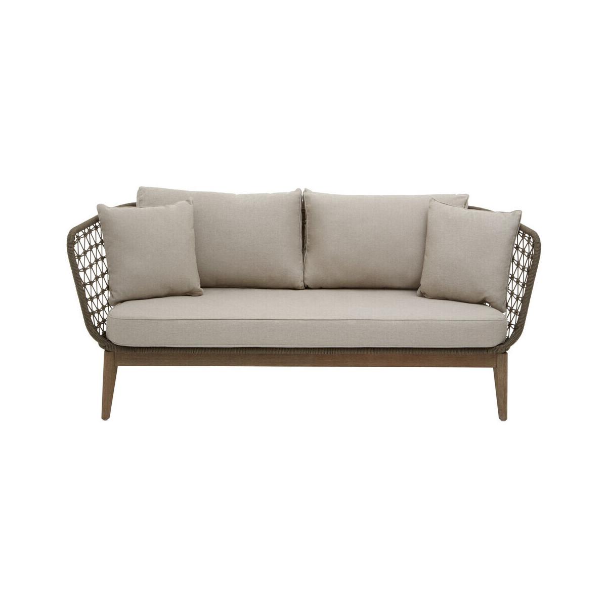 Opus Three Seat Grey Sofa