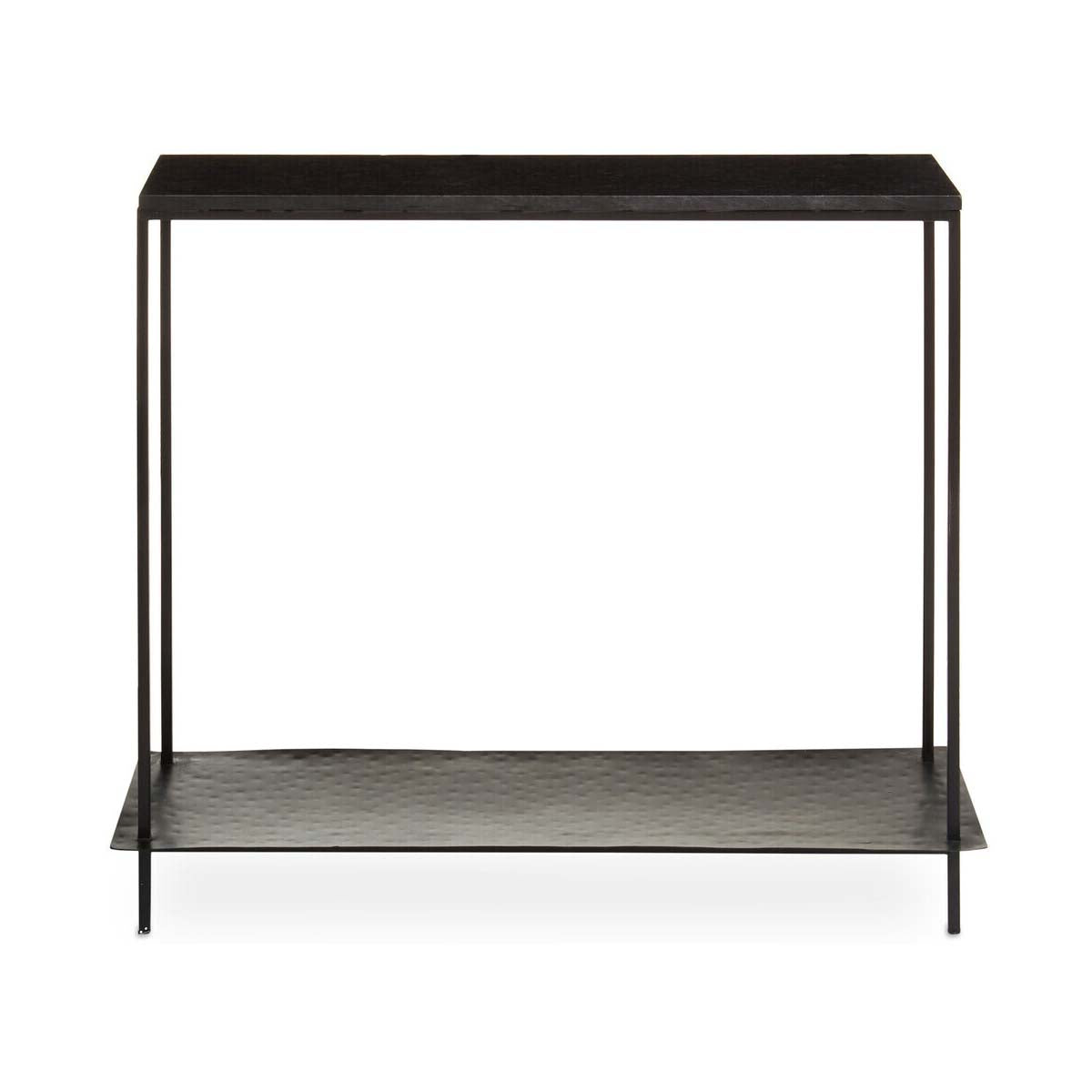 Templar Black Marble Console Table