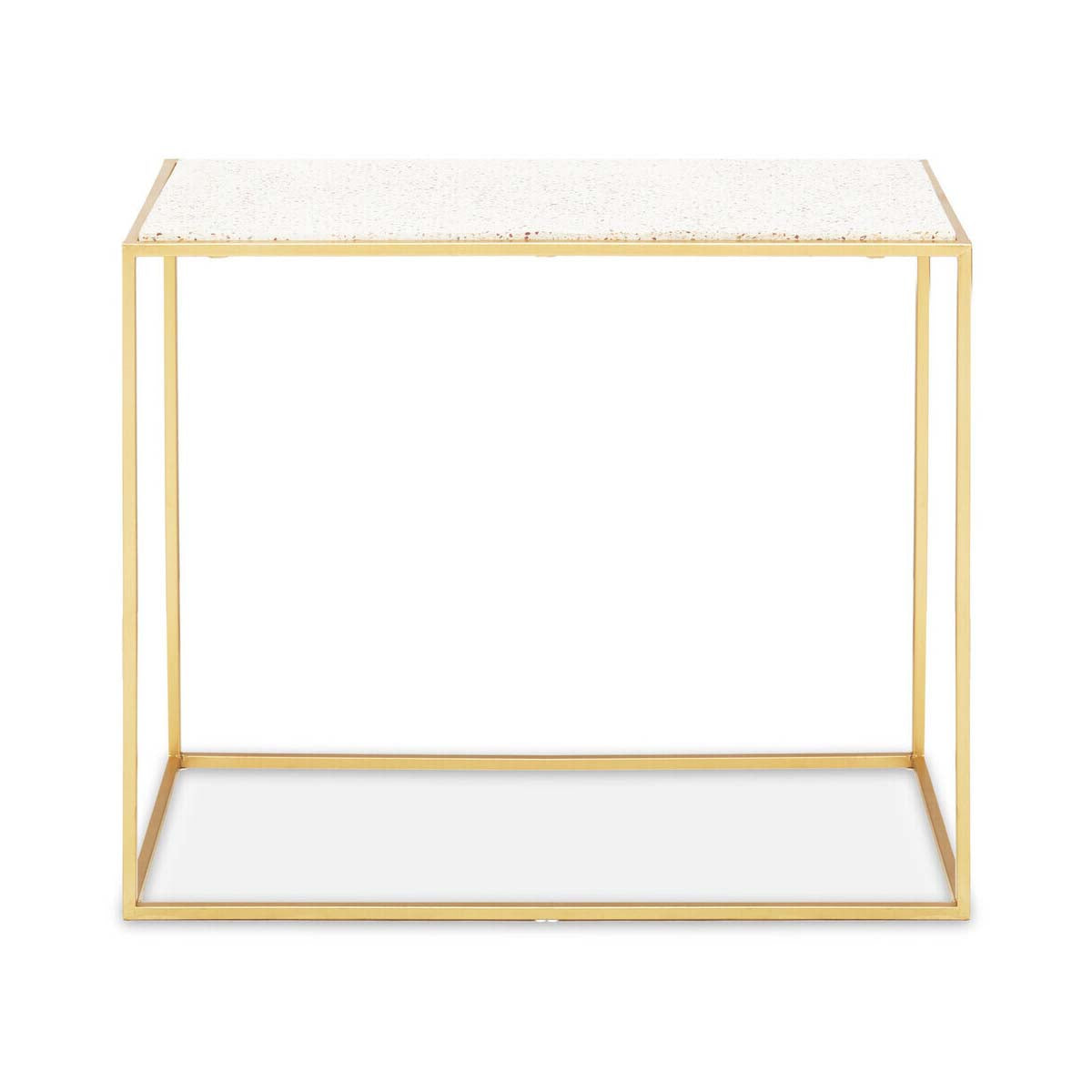 Templar Gold Finish Console Table