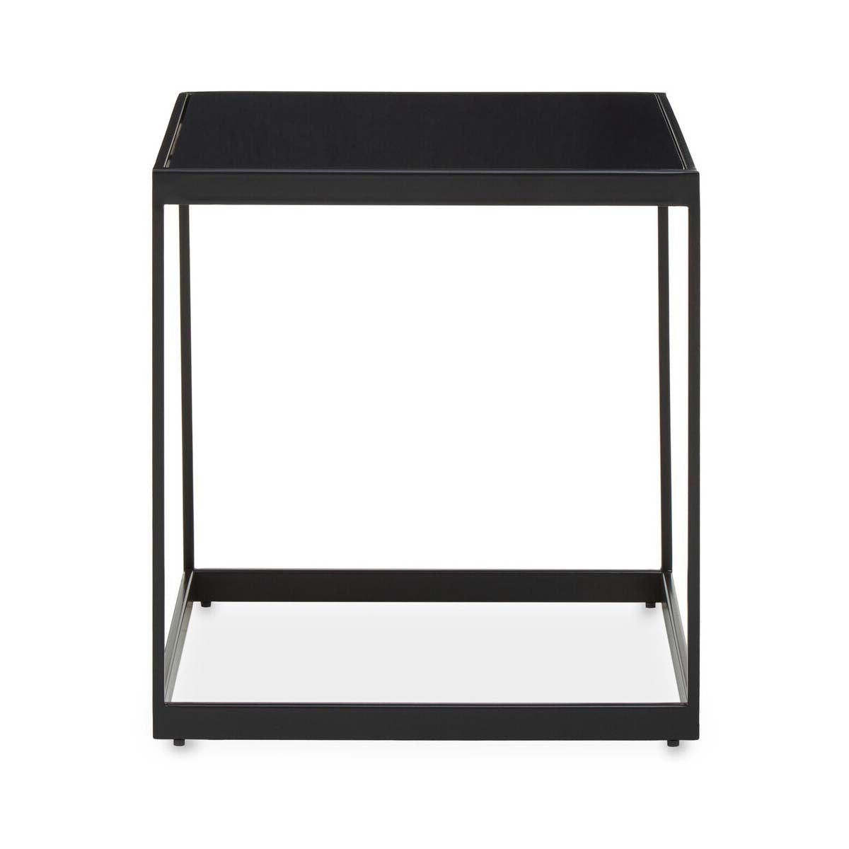 Genoa Matte Black End Table