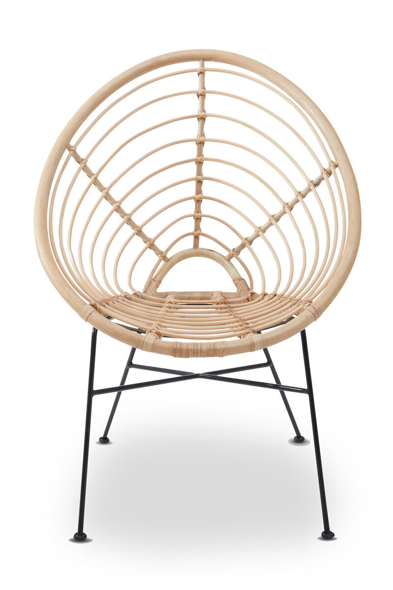 Java Natural Rattan Round Chair