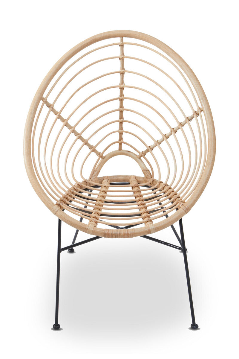 Java Natural Rattan Round Chair