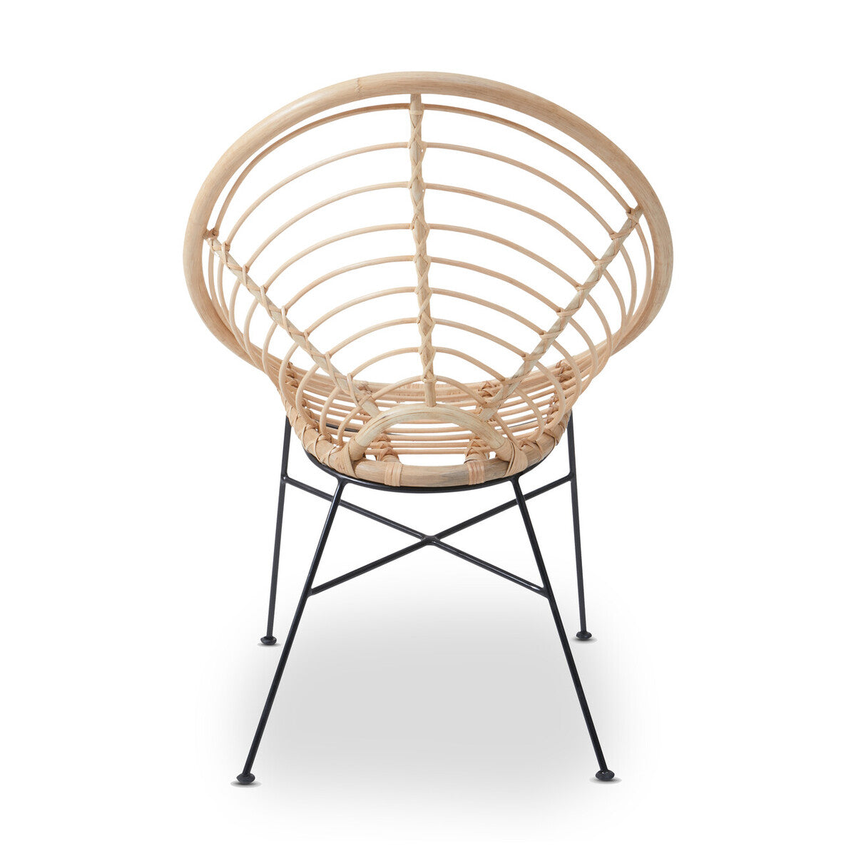 Java Natural Rattan Round Chair
