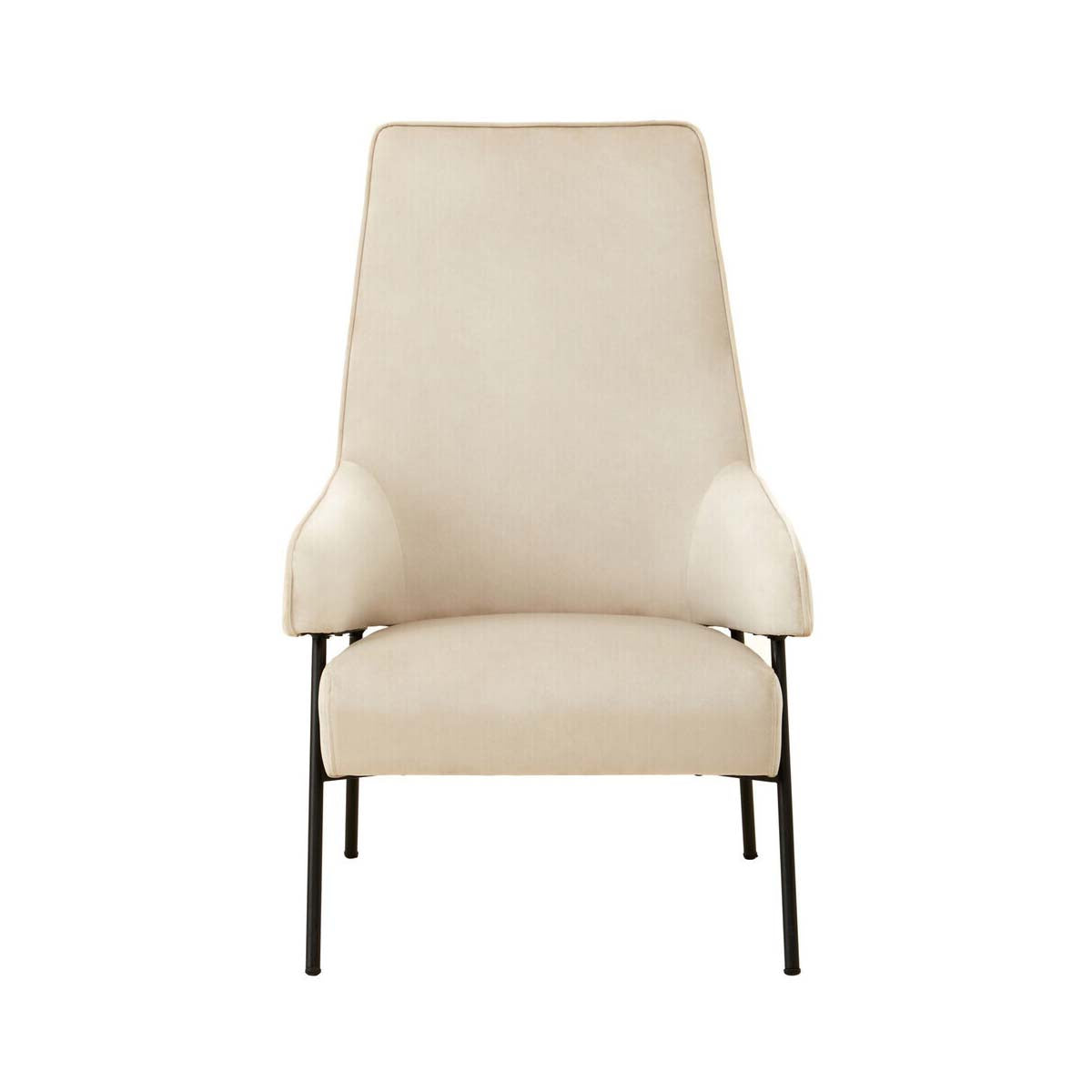 Henia Cream Velvet Chair