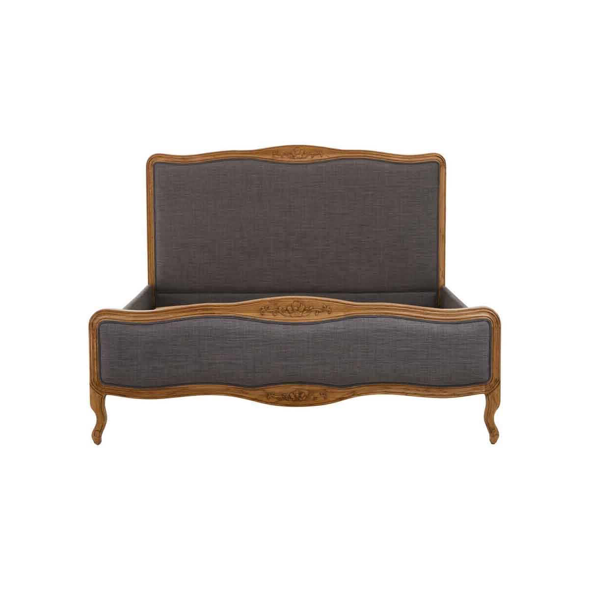 Parkside Grey Fabric Kingsize Bed