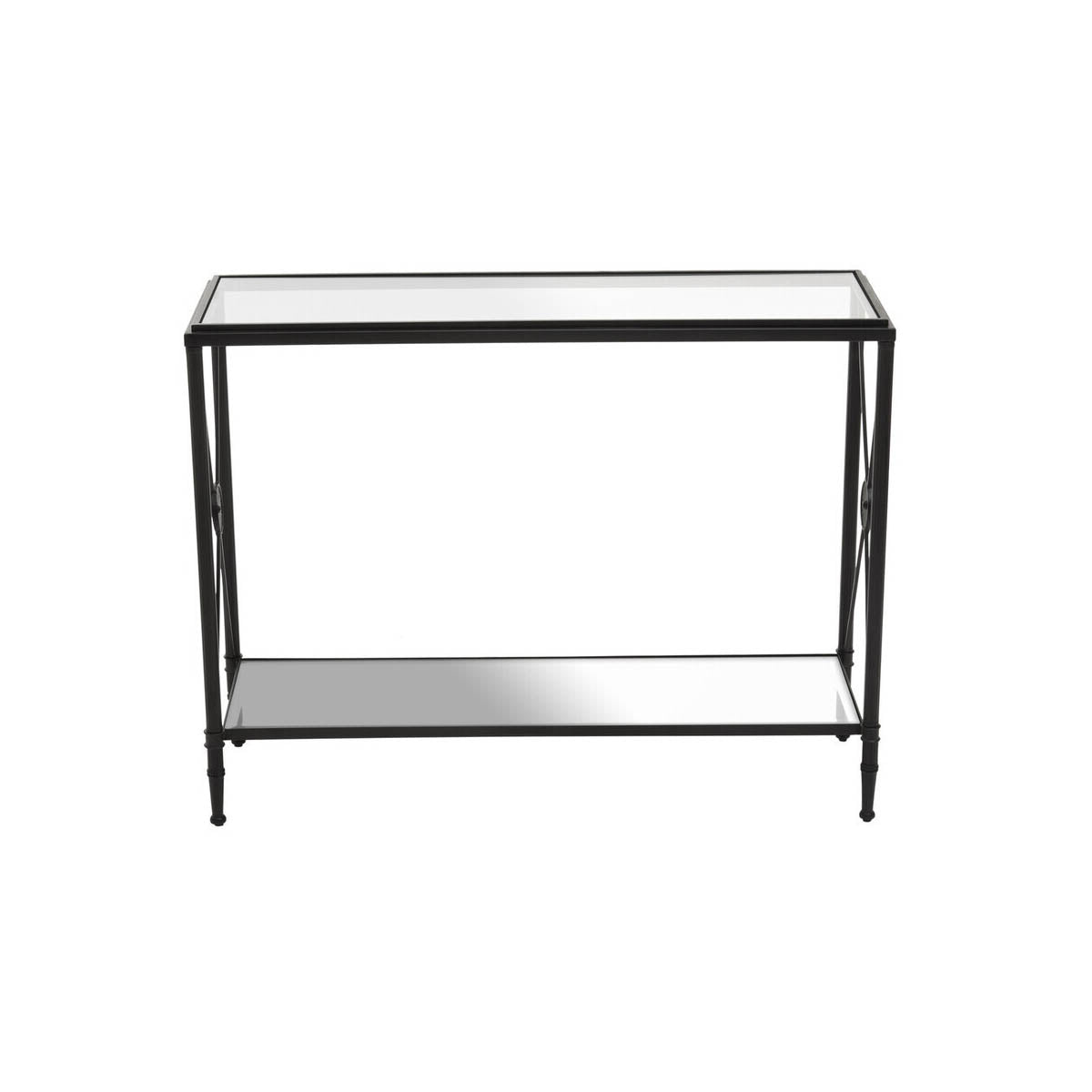 Axis Console Table With Black Finish Frame