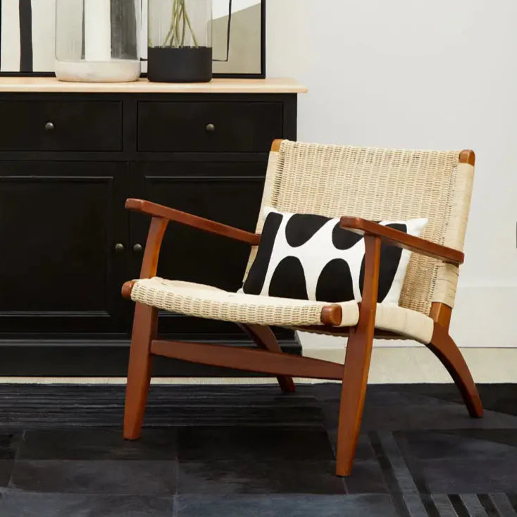 Java Woven Chair In Natural Rattan