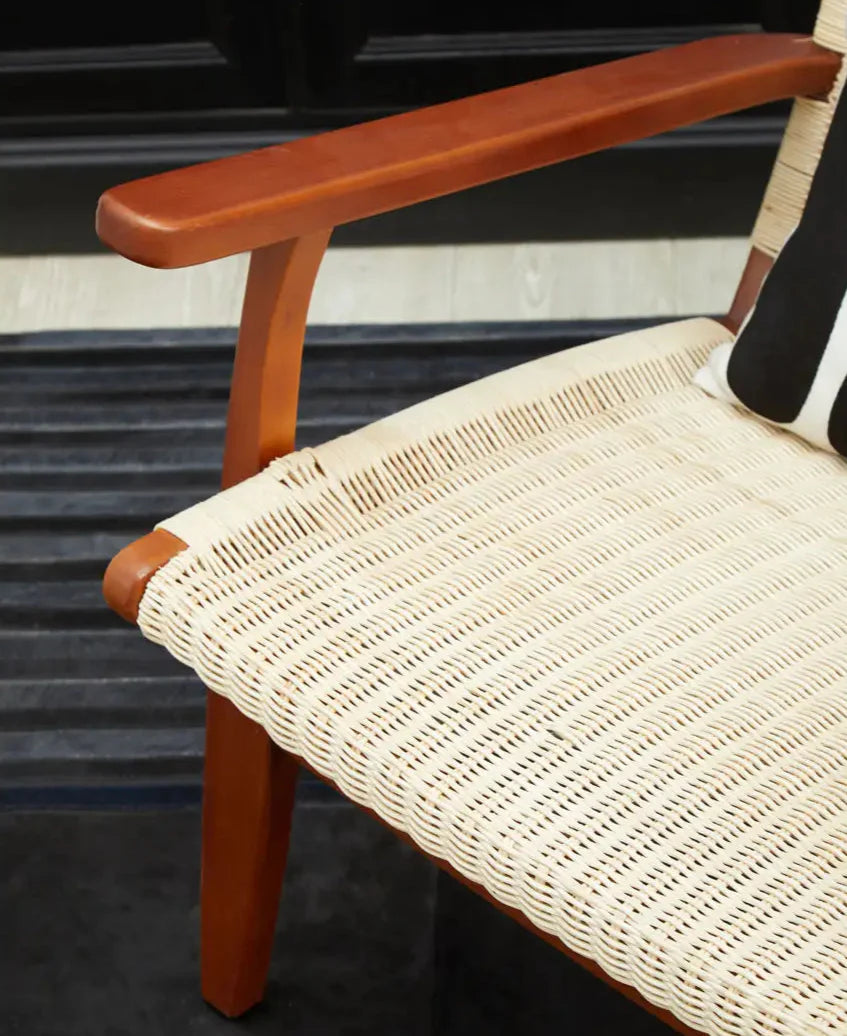 Java Woven Chair In Natural Rattan