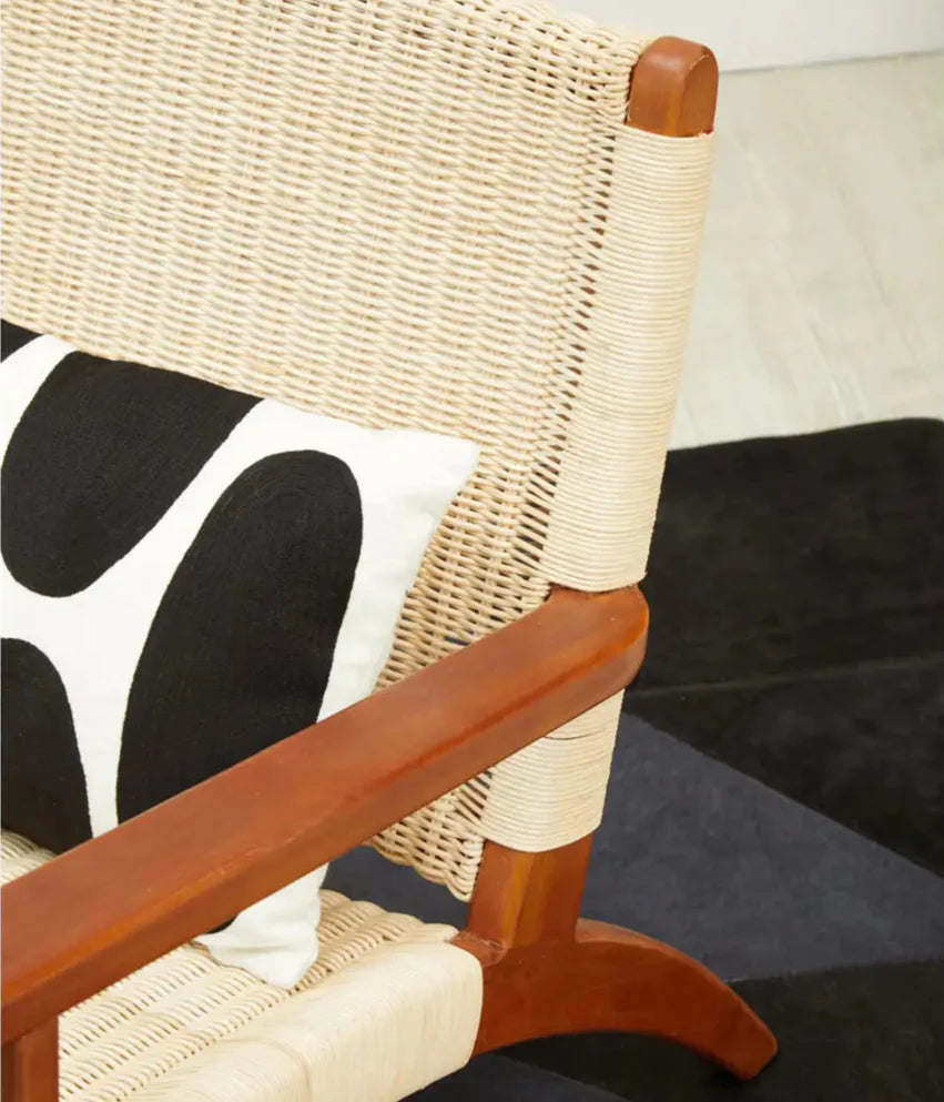 Java Woven Chair In Natural Rattan