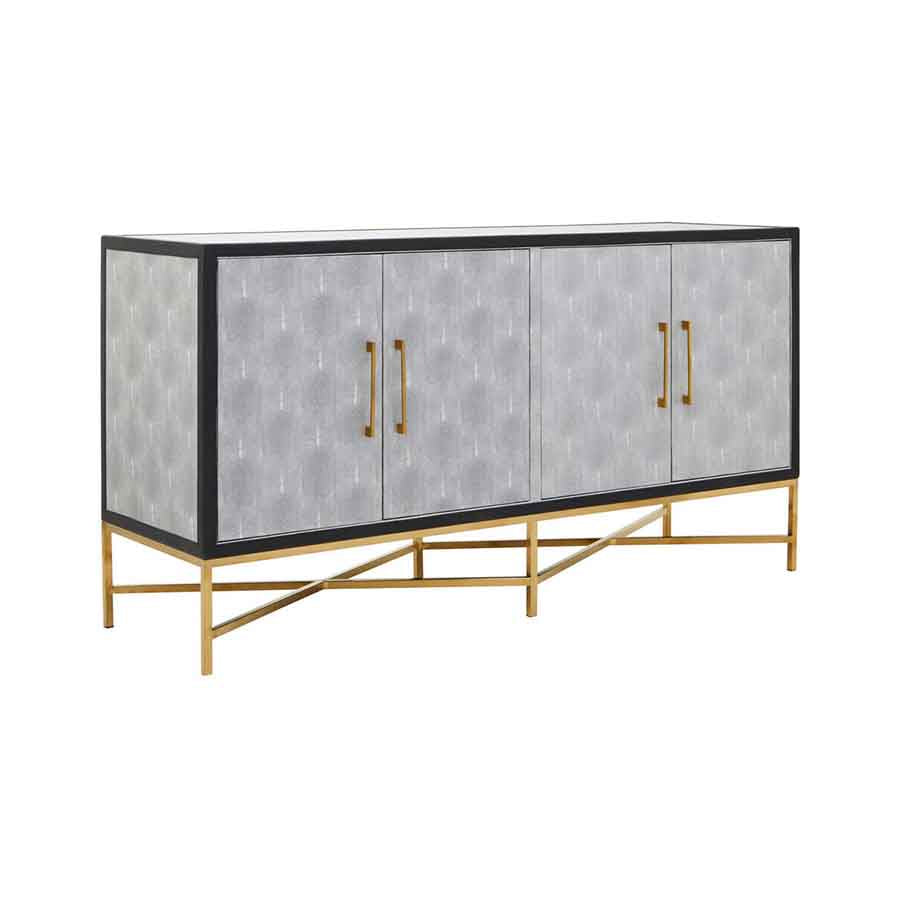 Cadiz Grey Shagreen Sideboard