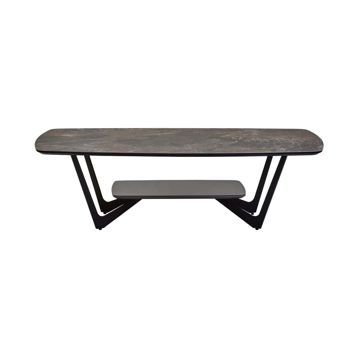 Imperia Grey Ceramic Marble Effect Coffee Table