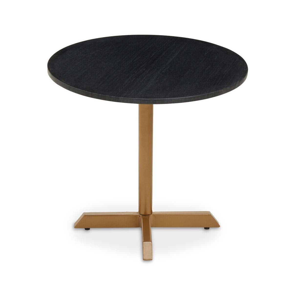 Varana Black Marble Top Round Table