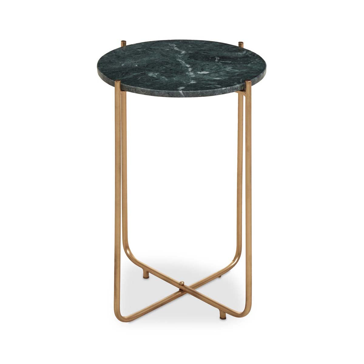 Mandoli Green Marble Side Table