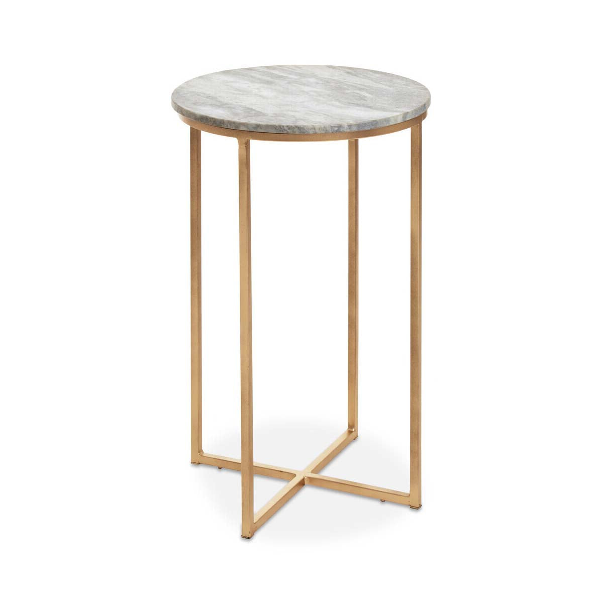 Mandoli Natural Marble Side Table