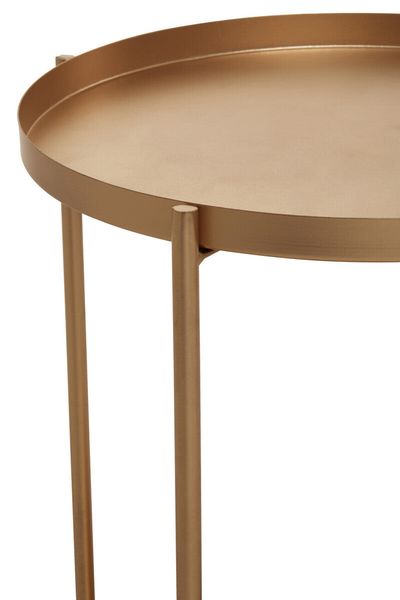 Mandoli Gold Side Table