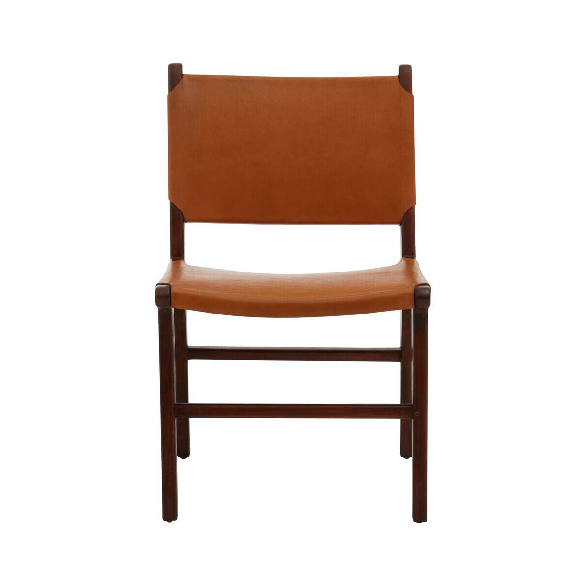 Inca Antique Brown Leather Chair