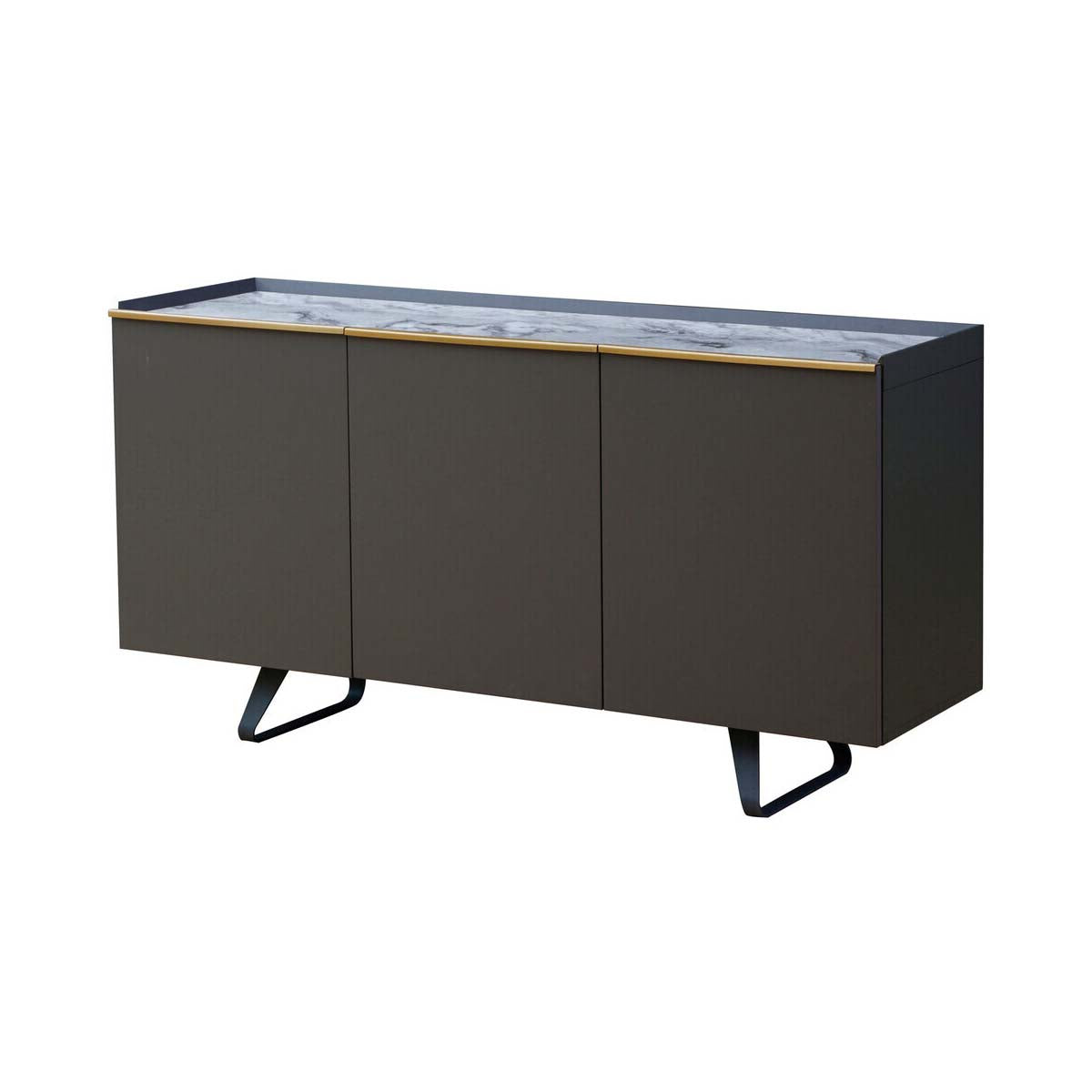 Spezia Grey Marble Top Sideboard