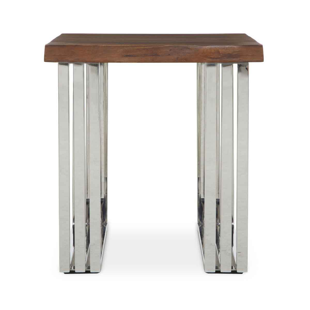 Hampstead Natural And Silver Small Console Table