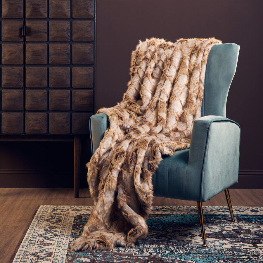 Zamora Velvet Accent Chair With Gold Finish Legs