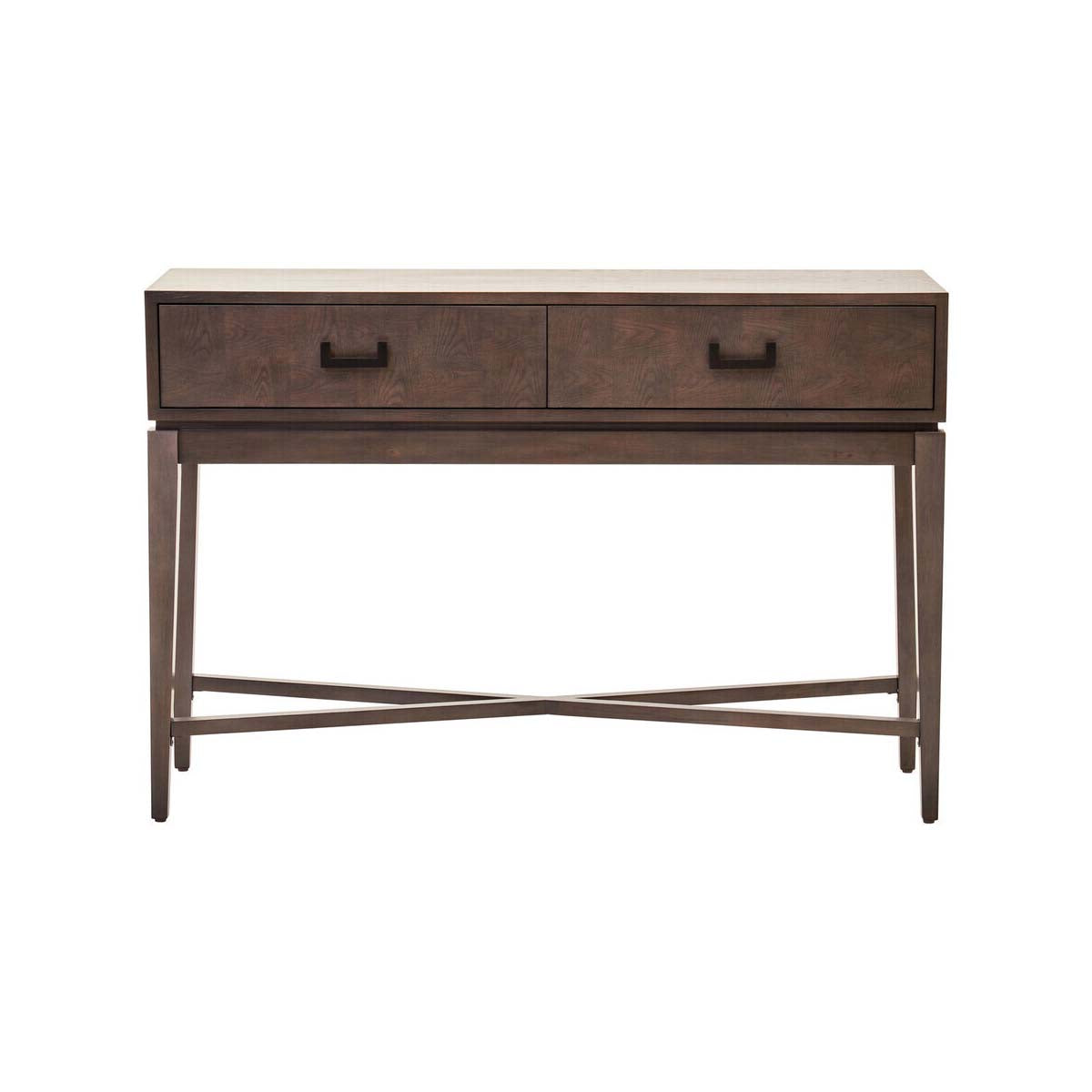 Dimaro Two Drawer Antique Grey Console Table