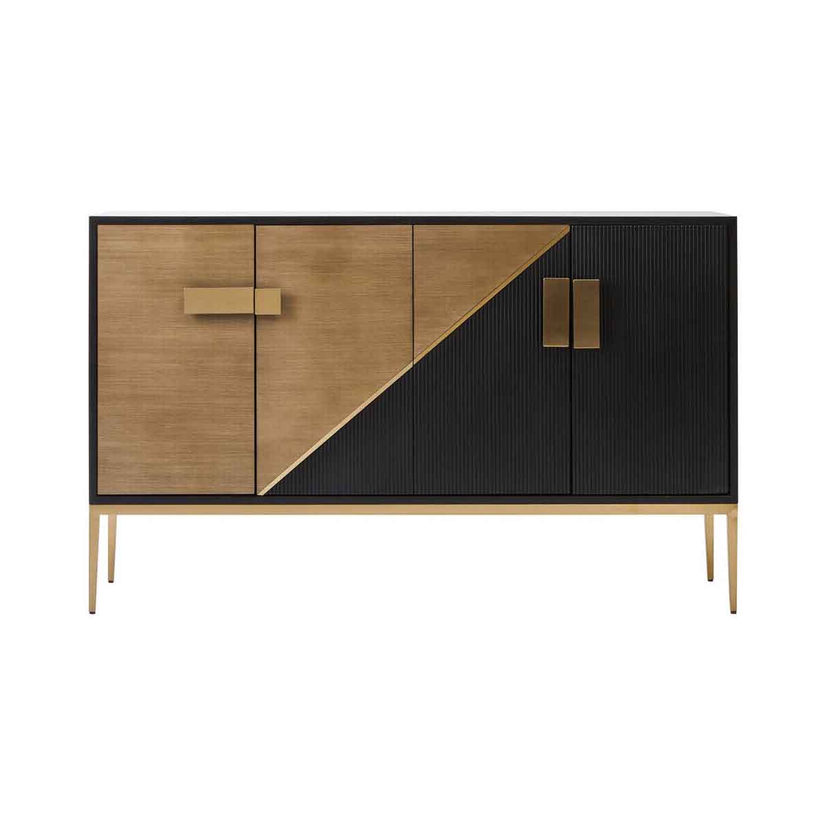 Davoli Black And Grey Sideboard
