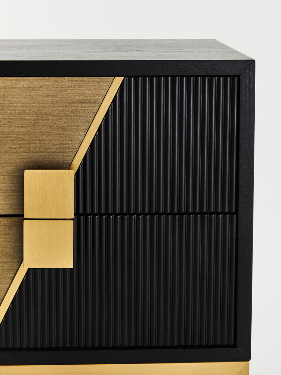 Davoli Two Drawer Side Table