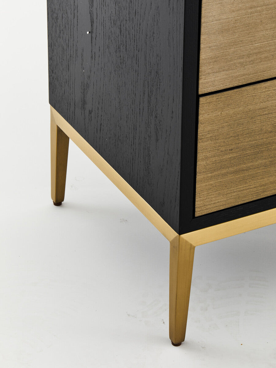 Davoli Two Drawer Side Table