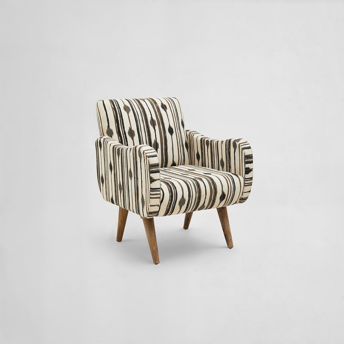 Cefena Armchair With Straight Arms