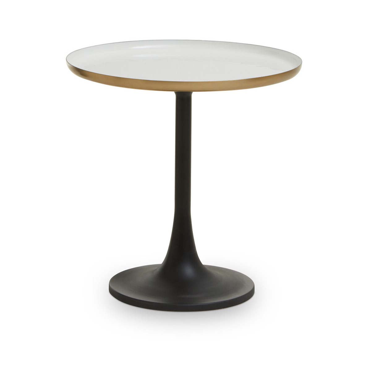 Corra Side Table With Column Base
