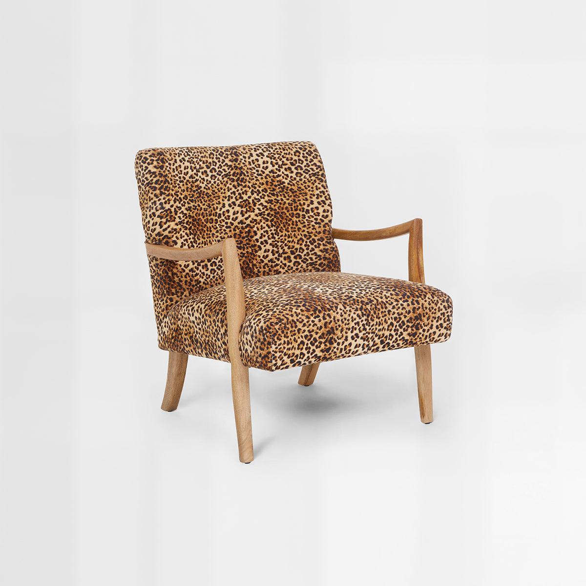 Cefena Leopard Print Chair