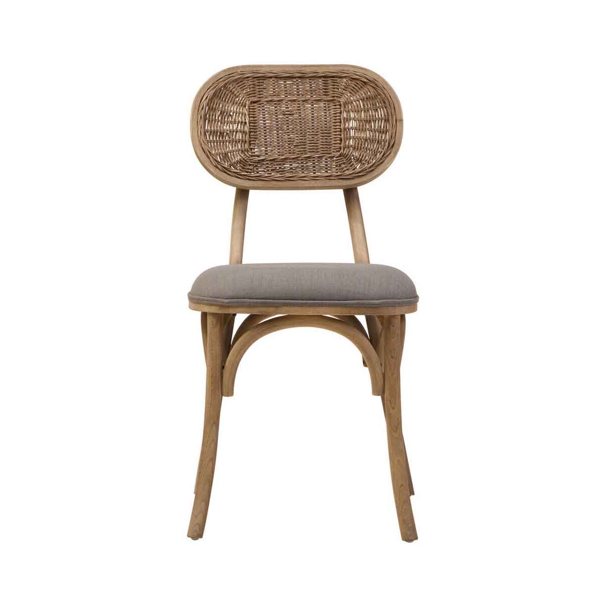 Cebu Grey Wash Elm Wood Dining Chair