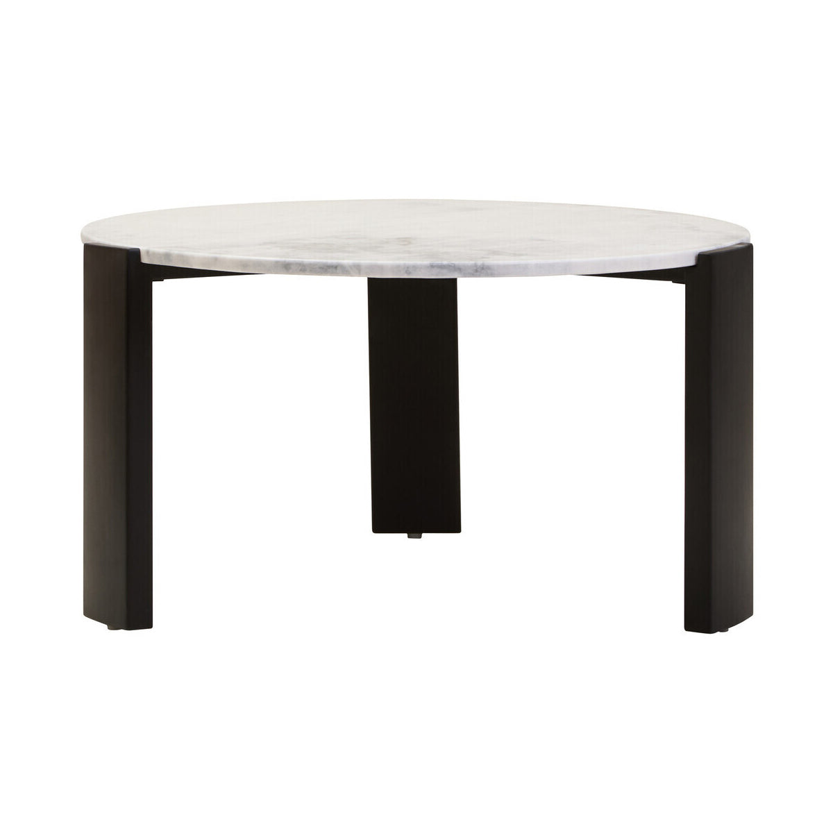 Palermo Round White Marble Top Large Coffee Table