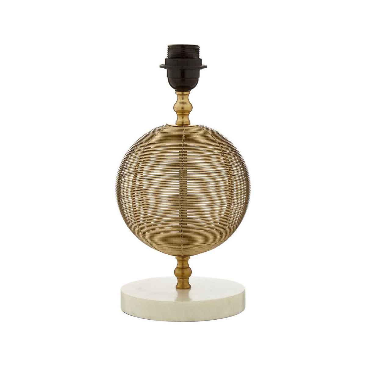Melora Round Gold Finish Table Lamp