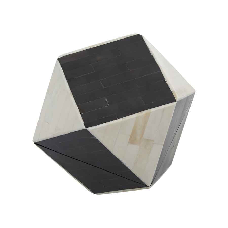 Donato Black and White Small Trinket Box