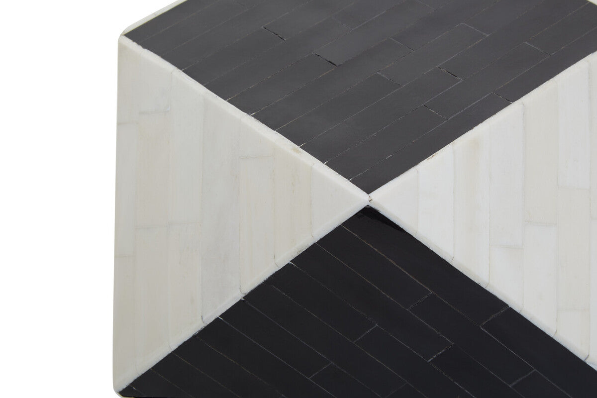 Donato Black and White Large Trinket Box