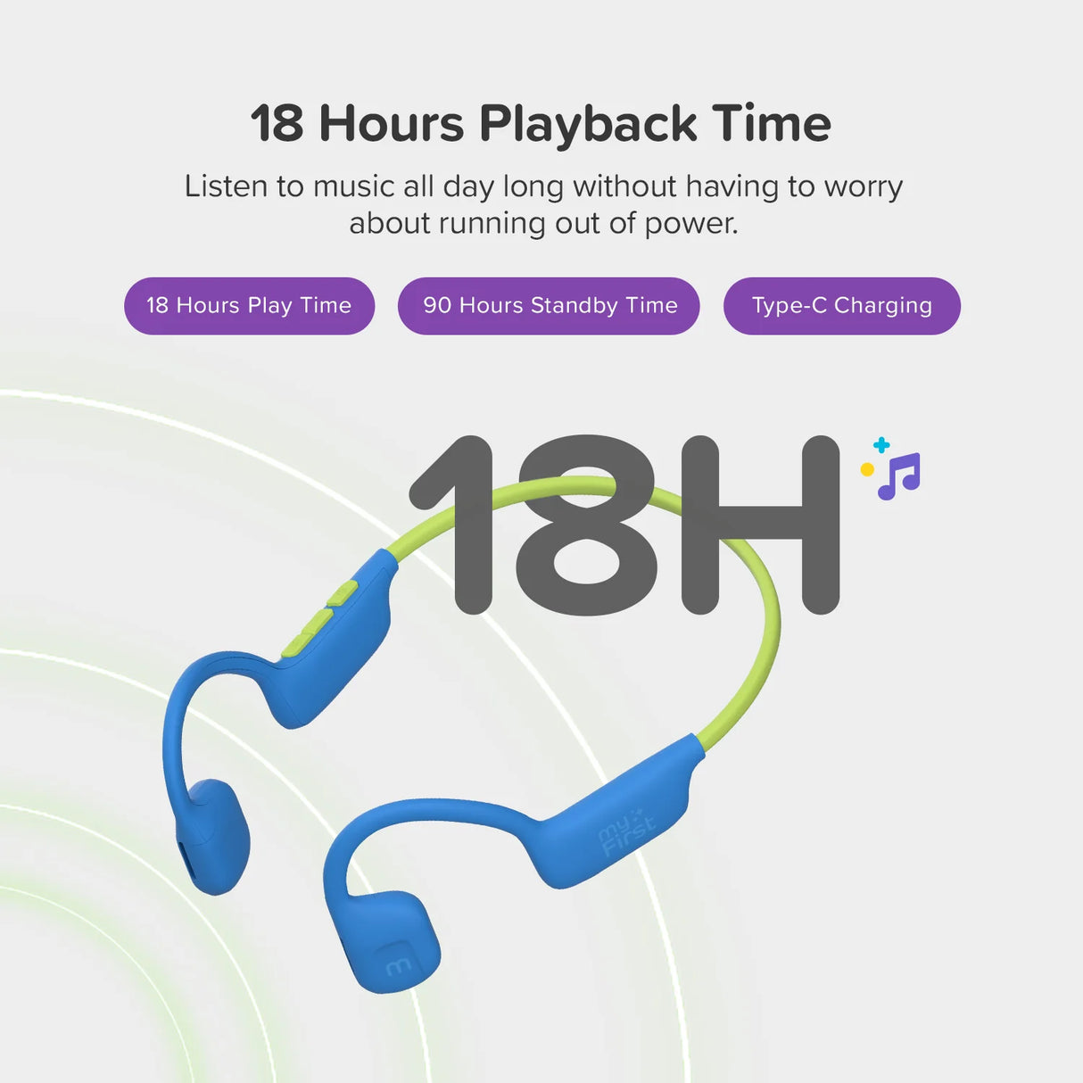 myFirst Headphones AirWaves Blue