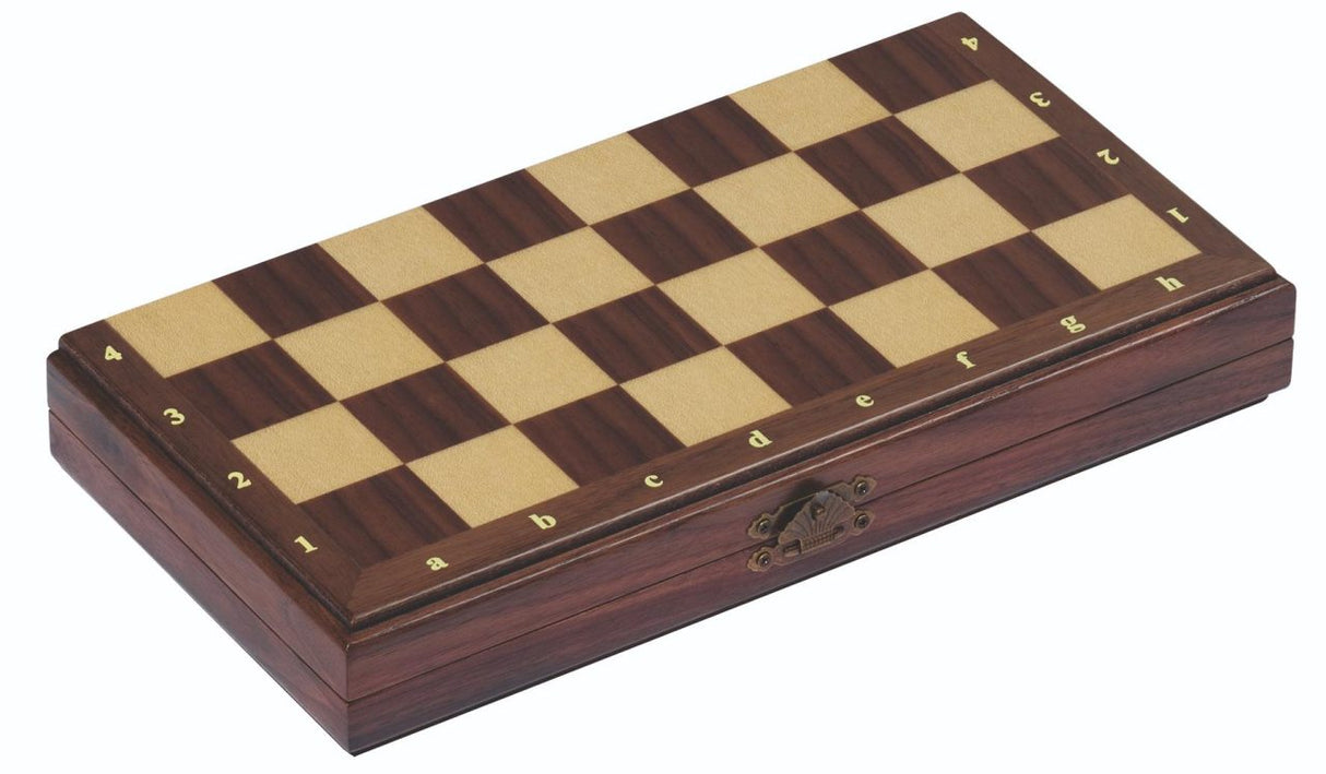 Magnetic Chess Set - Wooden Hinged Case