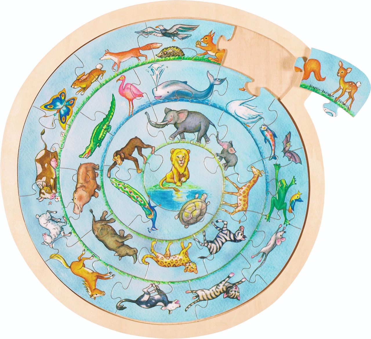 Puzzle - Animal Circle