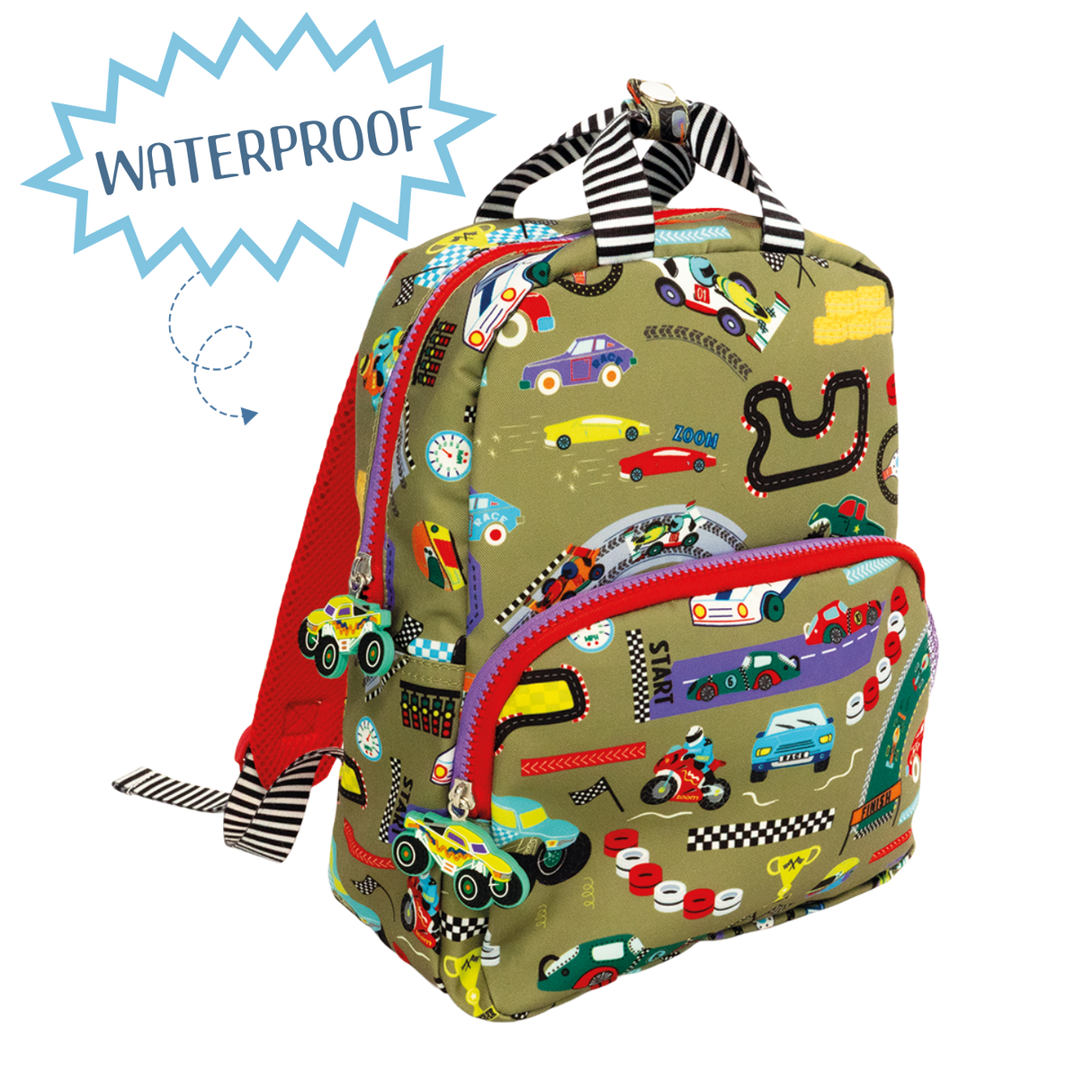 Backpack - Cars (Recycled Materials)