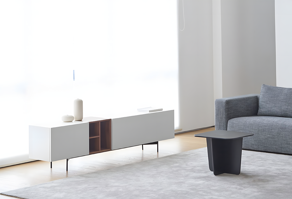 Acacia TV Stand, White