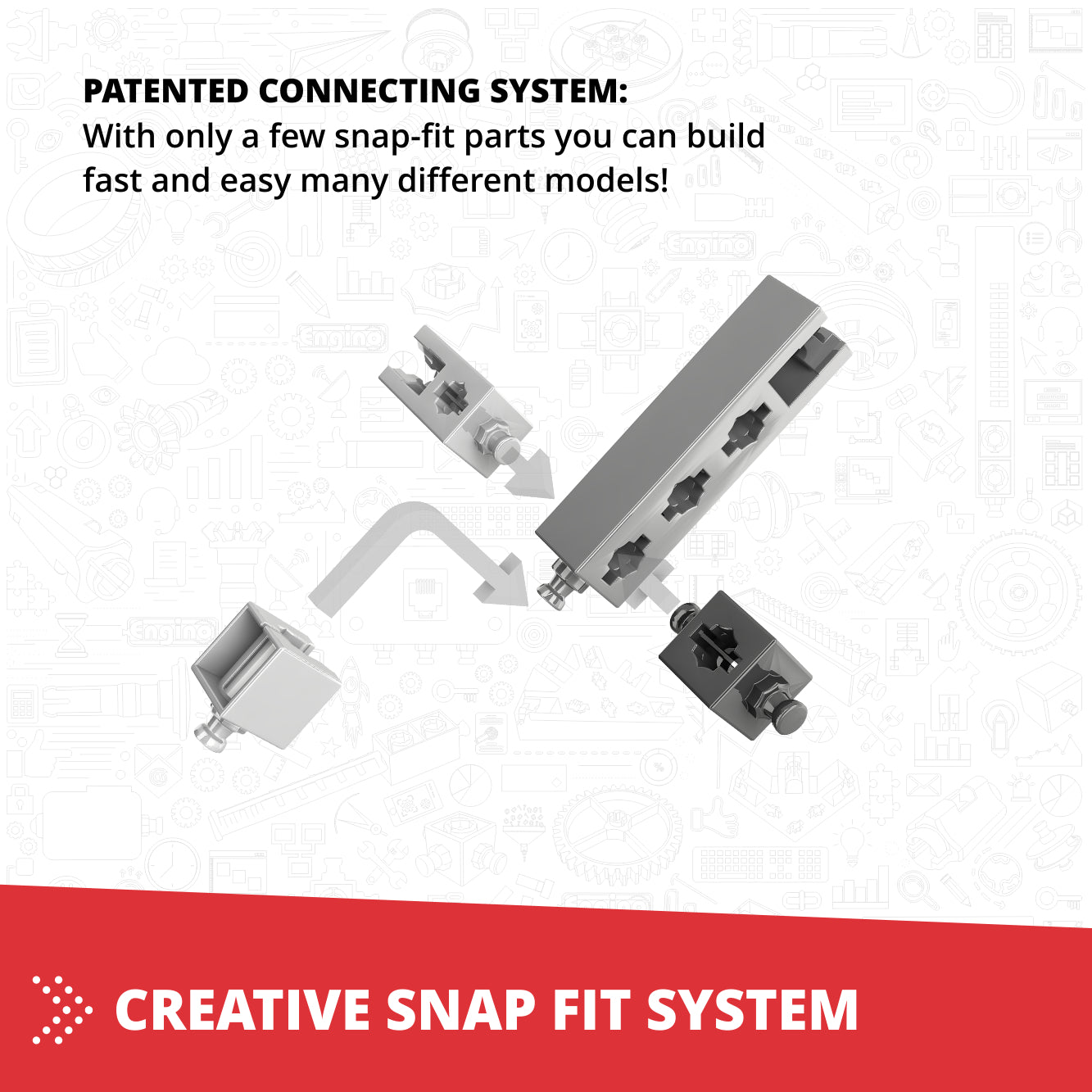 Engino Creative Builder: 10-in-1 Multi-Model Set