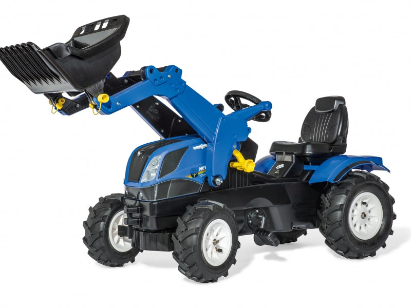 Rolly Farmtrac - New Holland T7 Tractor: Frontloader & Pneumatic Tyres (Ages 3-8)