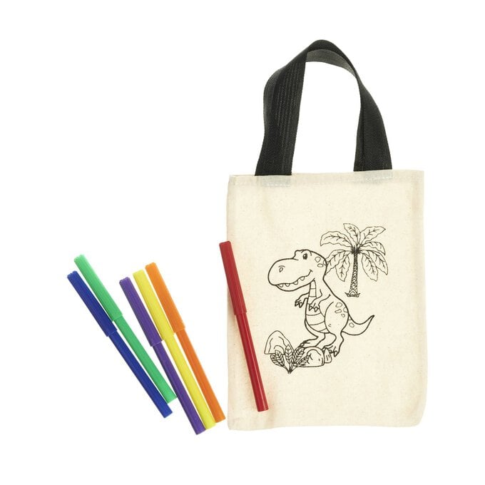 Dino Colour Your Own Bag