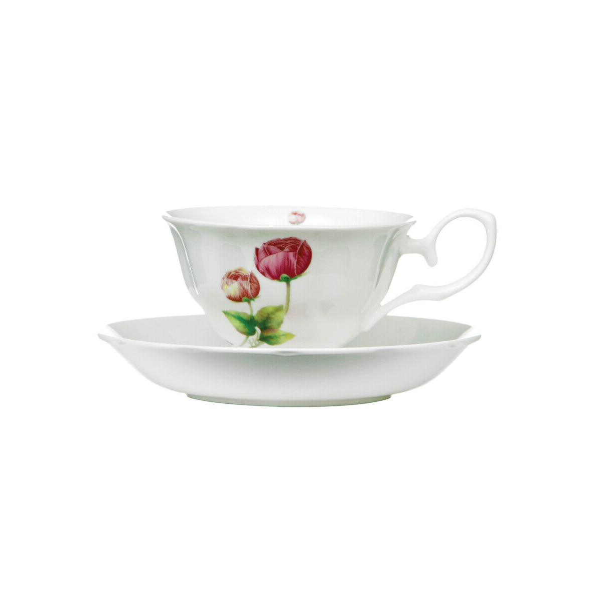 Peony Cup And Saucer